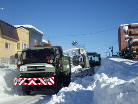 排雪作業