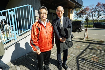 横山校長と小田島教頭