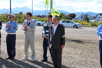 砂川市交通安全協会北谷好文会長