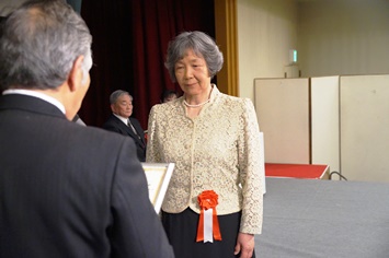 文化奨励賞の片桐陽子さん（砂川コールミュゲー）