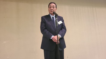 平尾会長挨拶（平尾電気商会）